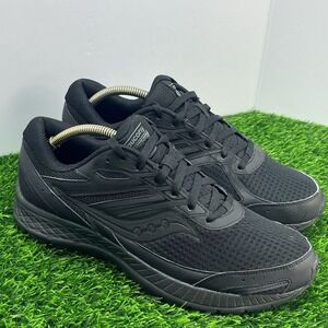 Saucony‎ Cohesion Triple Black Trail Walking Running Shoes Sneakers Men's Sz  11
